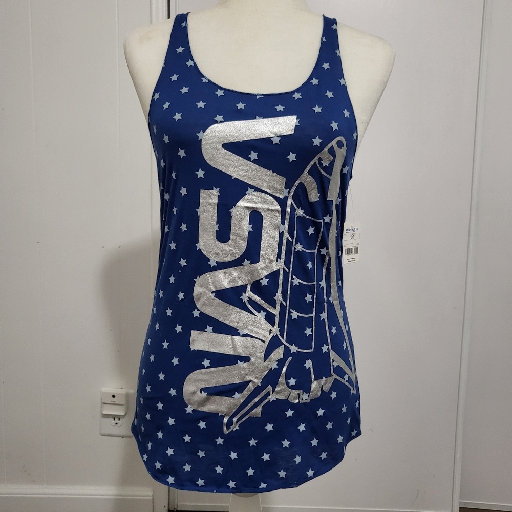 NWT Women's NASA Rocket Logo Tank Top